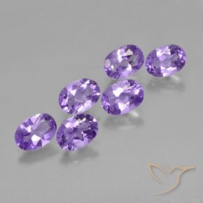 4.07克拉天然紫水晶，椭圆形，VS