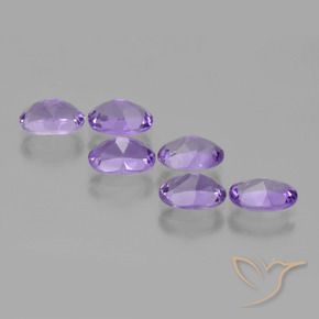 4.07克拉天然紫水晶，椭圆形，VS