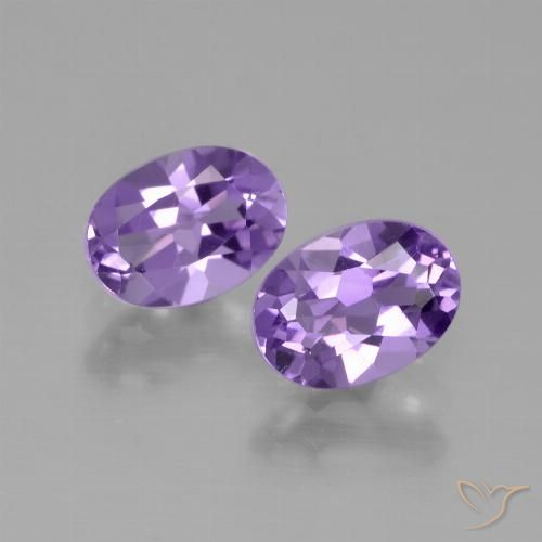 1.53克拉天然紫水晶，椭圆形，VVS-VS