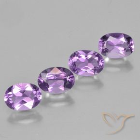 3.05克拉天然紫水晶，椭圆形，VS