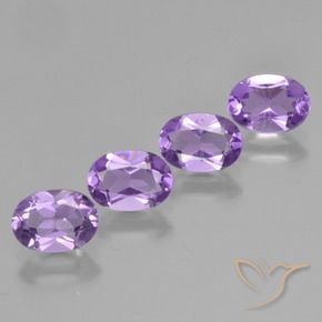 2.82克拉天然紫水晶，椭圆形，VS