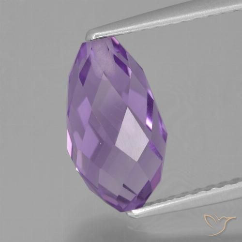2.80ct 天然 中紫 紫水晶, 泪滴形, VS