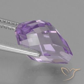 3.48克拉天然紫水晶，泪滴形，VS