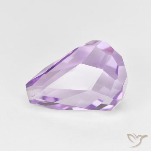 7.36ct 天然 鸢尾紫 紫水晶, 泪滴形, VS