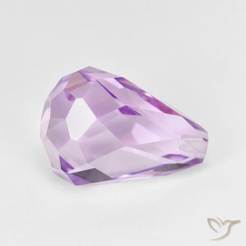7.36克拉天然紫水晶，泪滴形，VS