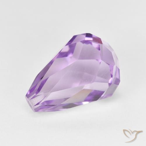 7.36克拉天然紫水晶，泪滴形，VS