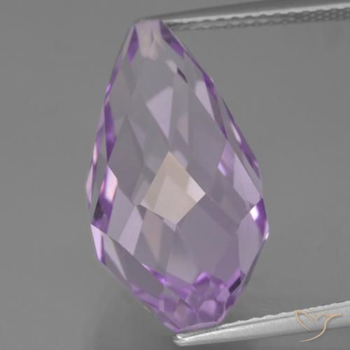 11.68ct 天然 中粉紫 紫水晶, 泪滴形, VVS-VS