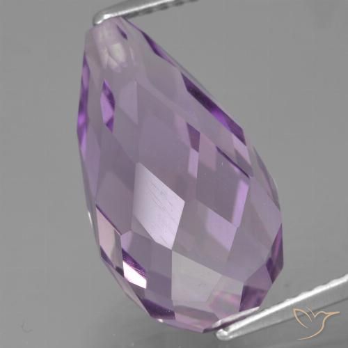 8.81ct 天然 中粉紫 紫水晶, 泪滴形, VS