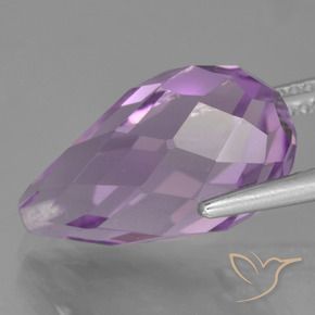 8.81克拉天然紫水晶，泪滴形，VS
