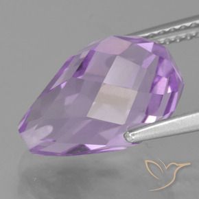 5.67克拉天然紫水晶，泪滴形，VS