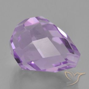6.36克拉天然紫水晶，泪滴形，VS