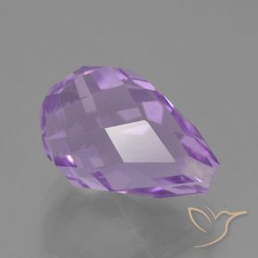5.22克拉天然紫水晶，泪滴形，VS