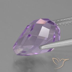 5.22克拉天然紫水晶，泪滴形，VS