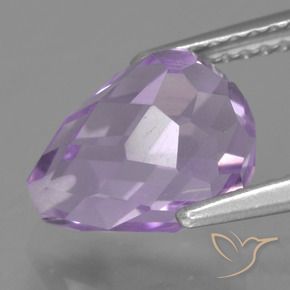 3.32克拉天然紫水晶，泪滴形，VS