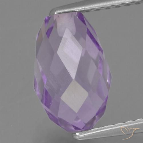 2.78ct 天然 深鸢尾紫 紫水晶, 泪滴形, VS