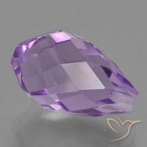 3.92克拉天然紫水晶，泪滴形，VS