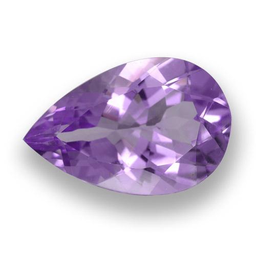 4.49克拉天然紫水晶，梨形，VVS