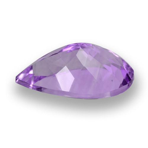 4.49克拉天然紫水晶，梨形，VVS