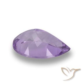 5.25克拉天然紫水晶，梨形，VVS