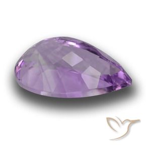 5.41克拉天然紫水晶，梨形，VVS