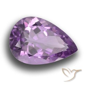 4.98克拉天然紫水晶，梨形，VVS-VS