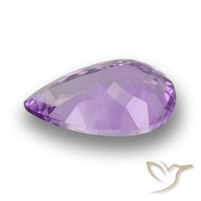 4.85克拉天然紫水晶，梨形，VVS