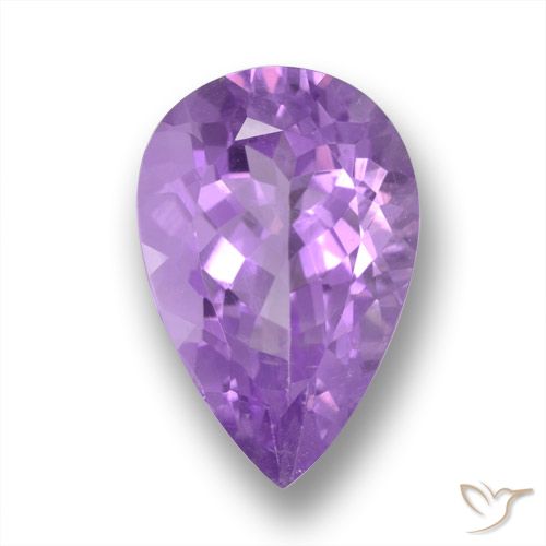 5.37ct 天然 紫色紫罗兰色 紫水晶, 梨形, VS