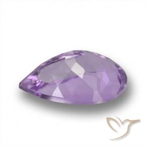 5.41克拉天然紫水晶，梨形，VS