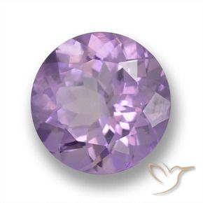 3.96克拉天然紫水晶，圆形的，VVS