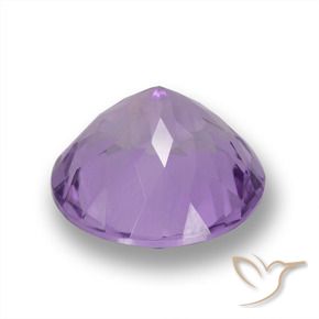 3.96克拉天然紫水晶，圆形的，VVS