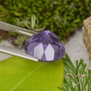 4.80克拉天然紫水晶，圆形的，VVS