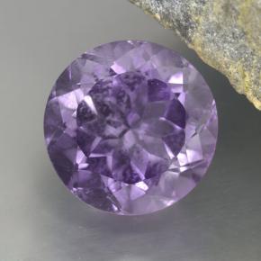 4.69克拉天然紫罗兰色紫水晶，圆形切割，10.94毫米，VVS