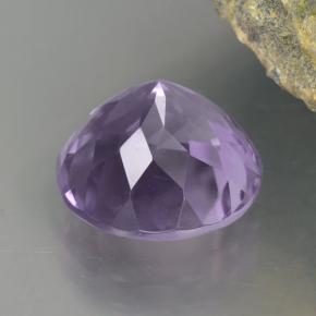 4.69克拉天然紫罗兰色紫水晶，圆形切割，10.94毫米，VVS