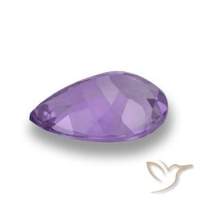 4.60克拉天然紫水晶，梨形，VVS