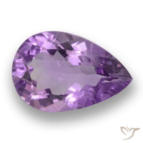 4.64克拉天然紫水晶，梨形，VVS-VS