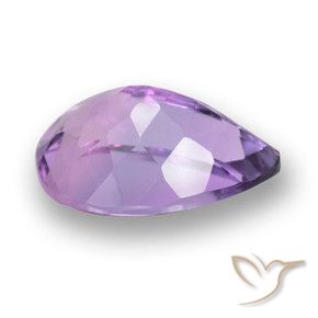 5.07克拉天然紫水晶，梨形，VVS-VS
