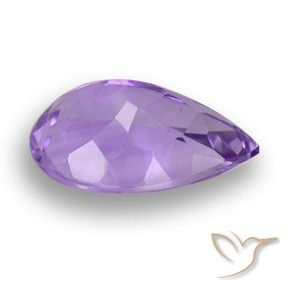4.33克拉天然紫水晶，梨形，VVS