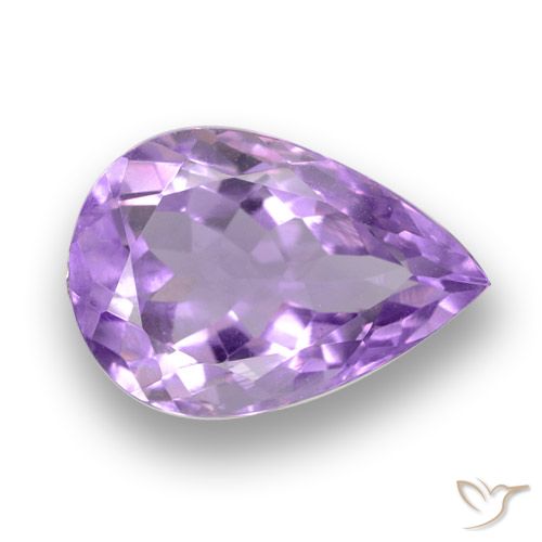 5.72ct 天然 中紫 紫水晶, 梨形, VVS