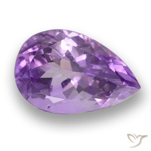 5.87ct 天然 深紫罗兰色 紫水晶, 梨形, VVS-VS