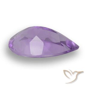 4.55克拉天然紫水晶，梨形，VS