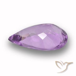 3.94克拉天然紫水晶，梨形，VVS
