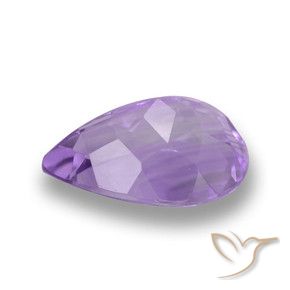 3.79克拉天然紫水晶，梨形，VVS