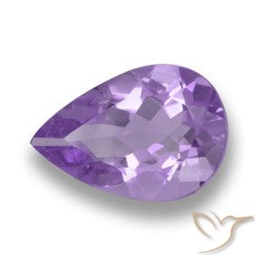 2.84克拉天然紫水晶，梨形，VVS-VS