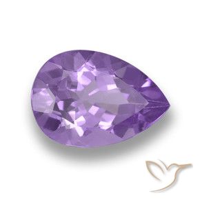 3.41克拉天然紫水晶，梨形，VVS-VS
