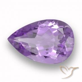 4.87克拉天然紫水晶，梨形，VVS-VS