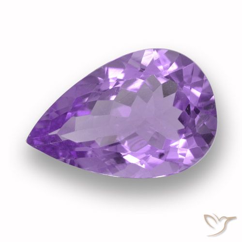 4.63克拉天然紫水晶，梨形，VVS-VS