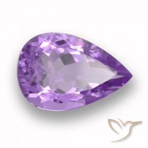 4.63克拉天然紫水晶，梨形，VVS-VS