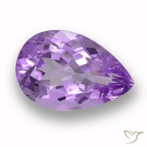 5.18克拉天然紫水晶，梨形，VVS-VS