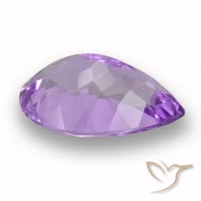 5.18克拉天然紫水晶，梨形，VVS-VS