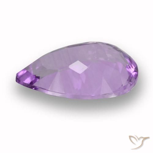 4.49克拉天然紫水晶，梨形，VVS